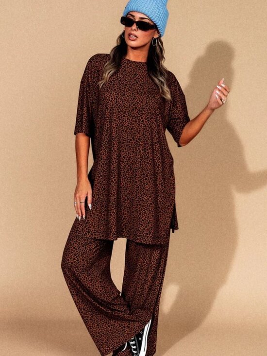 Dressed in LALA Tops - NWT Dressed in Lala Leveled up Playsuit in brown leopard sz XL